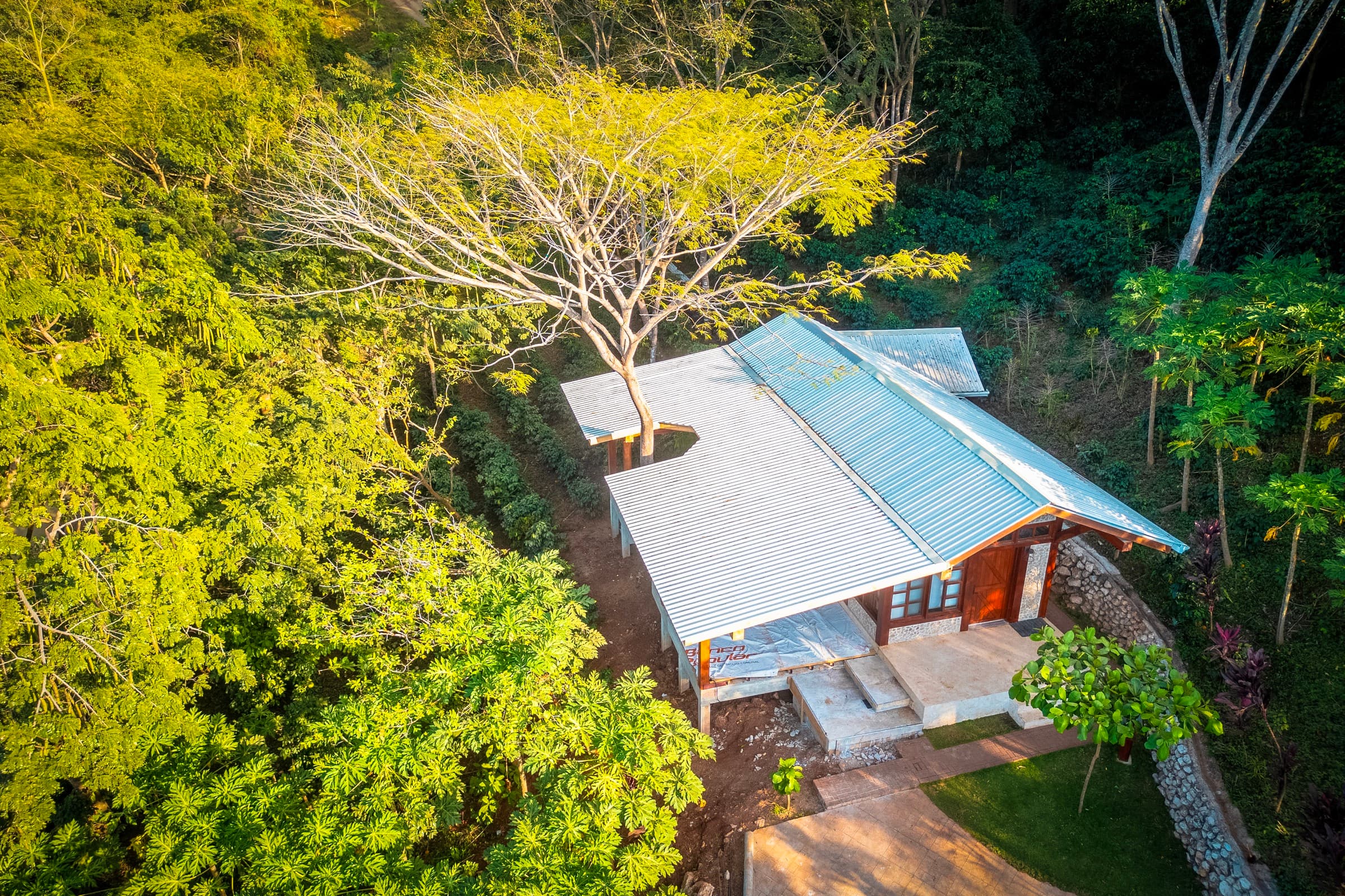 Coffee house on the plantation at Hacienda Chinampas, Guanacaste