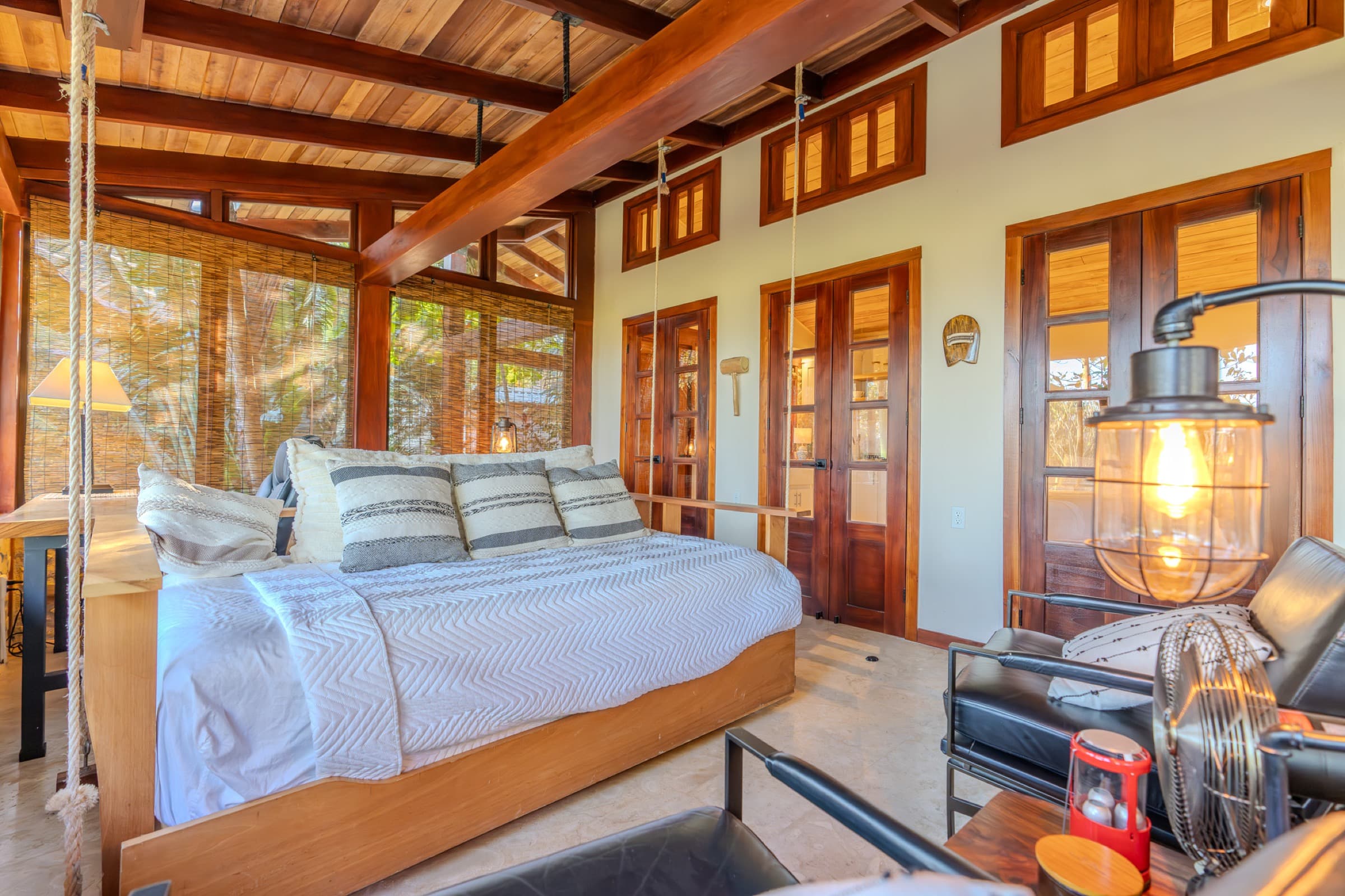 Studio interior of The Retreat House at Hacienda Chinampas