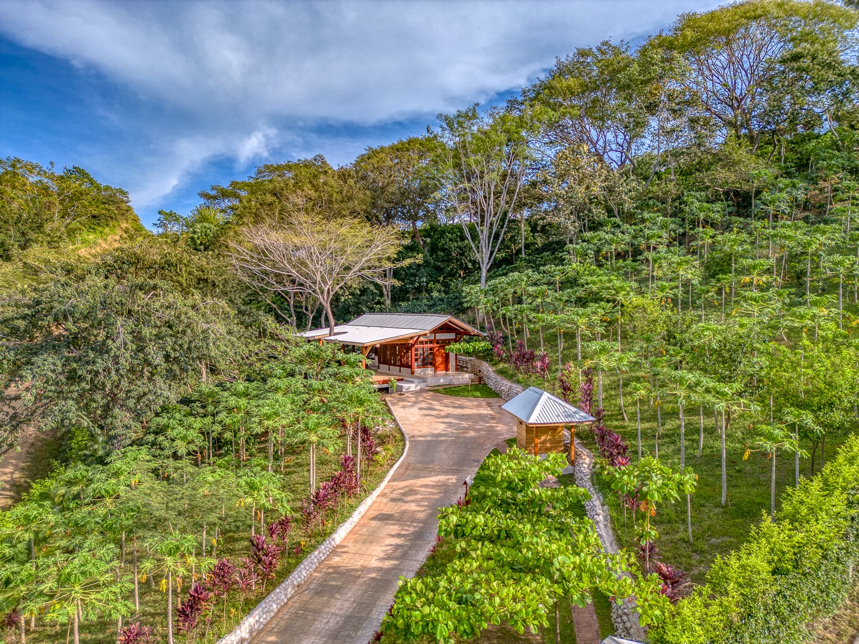 Mountain House terrace looking across Hacienda Chinampas, Guanacaste